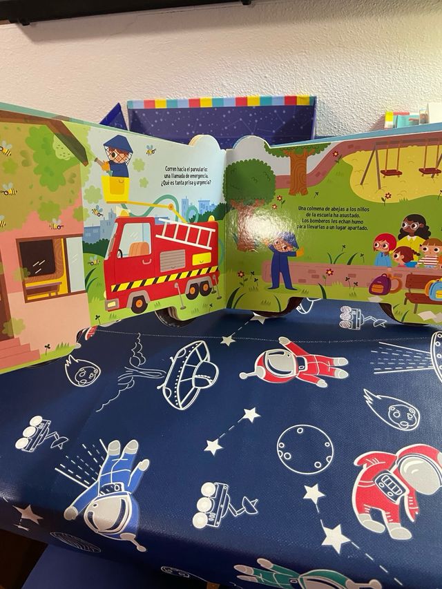 El camión de bomberos