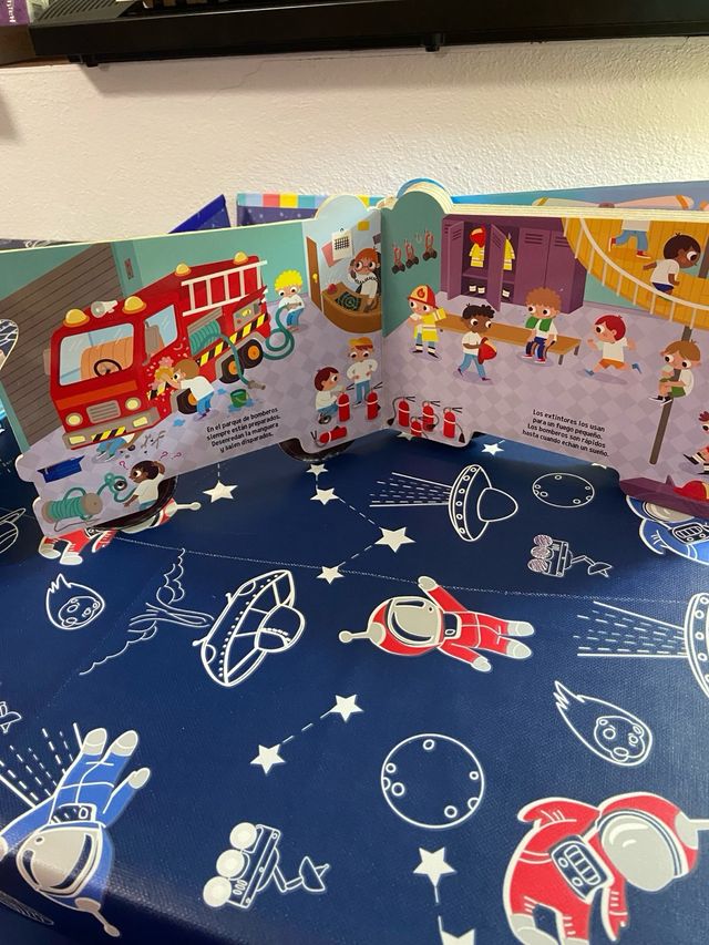 El camión de bomberos