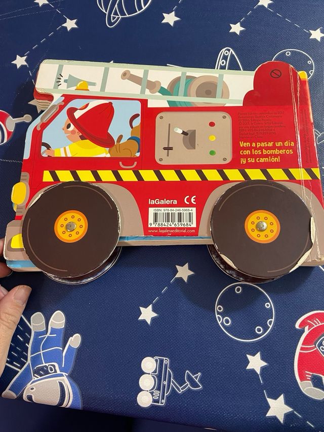 El camión de bomberos