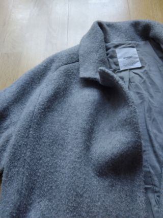 Abrigo MANGO gris talla S