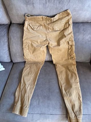 Pantalón cargo niño BIB beige