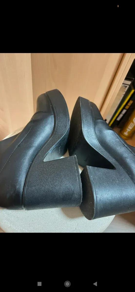 Botas plataforma negras mujer