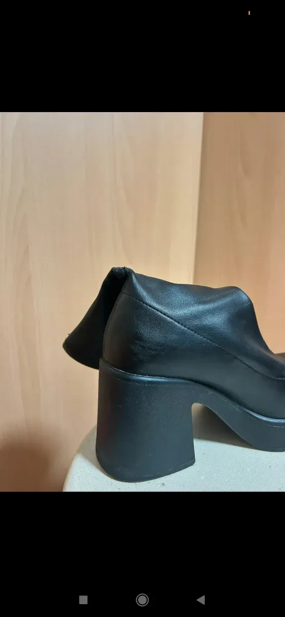 Botas plataforma negras mujer