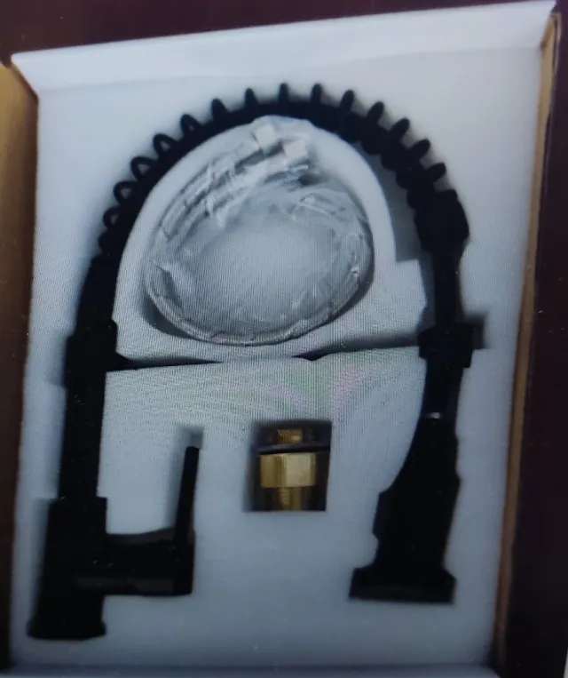 Grifo Cocina Extensible Negro Nuevo