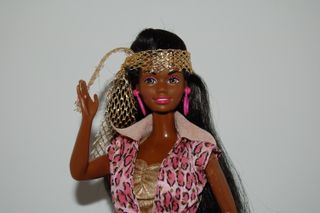 Barbie Mattel Christie animal lovin 1988 safari