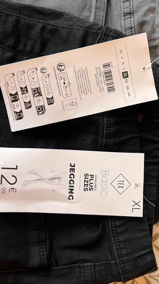 Jegging XL (Vaquero + Legging) Dan mucha talla