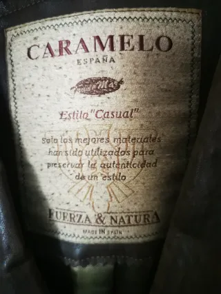 Chaquetón de piel Caramelo marrón