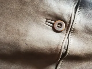 Chaquetón de piel Caramelo marrón