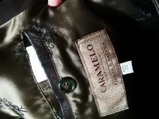 Chaquetón de piel Caramelo marrón