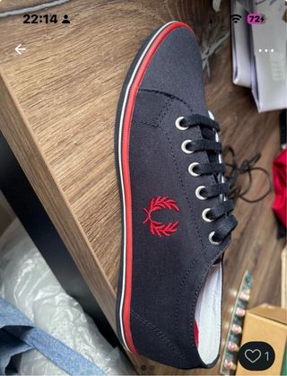 Zapatillas Fred Perry Azul/Rojo