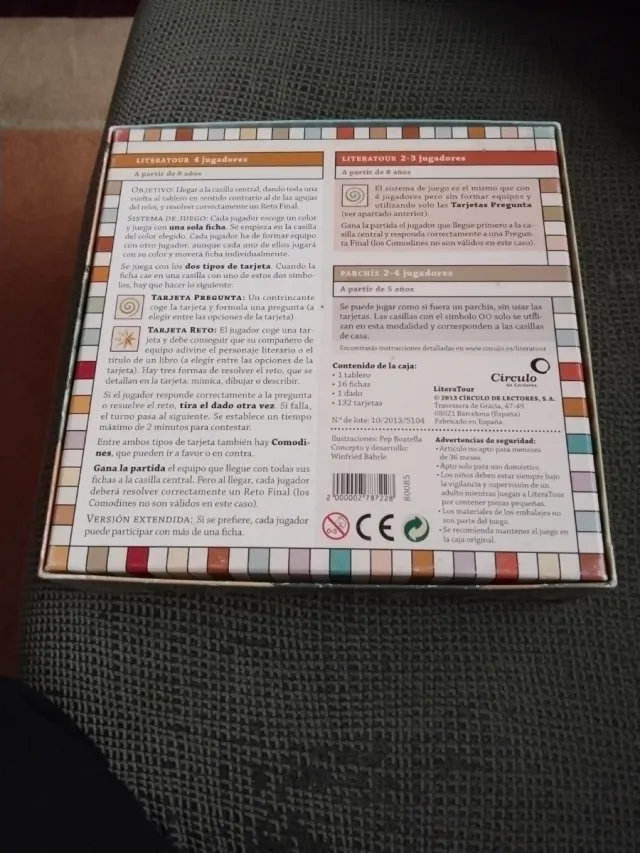 LiteraTour Juego de Mesa