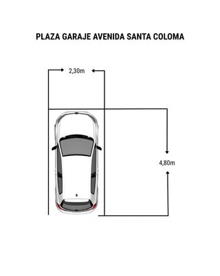 Garaje en venta en Riu en Santa Coloma de Gramanet
