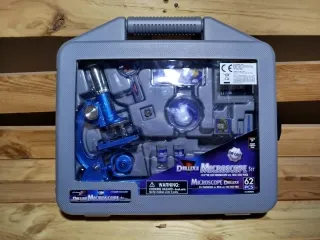 Set Microscopio Deluxe Die-Cast 62 Piezas