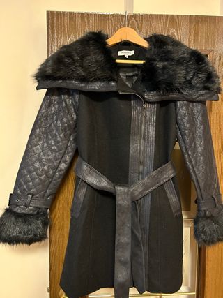 Abrigo Morgan Negro Mujer