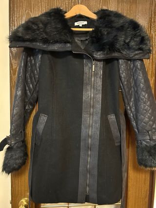 Abrigo Morgan Negro Mujer