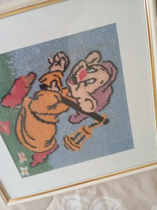 Quadretti fatti a mano mezzo punto