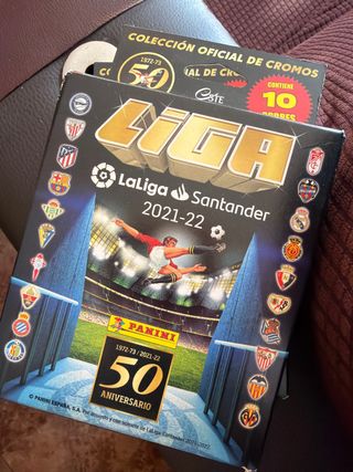 3 blisters Cromos LaLiga Santander 21-22