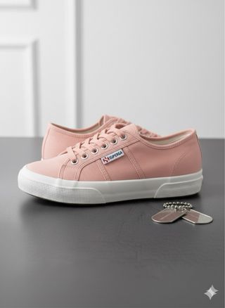Scarpe Superga rosa salmone