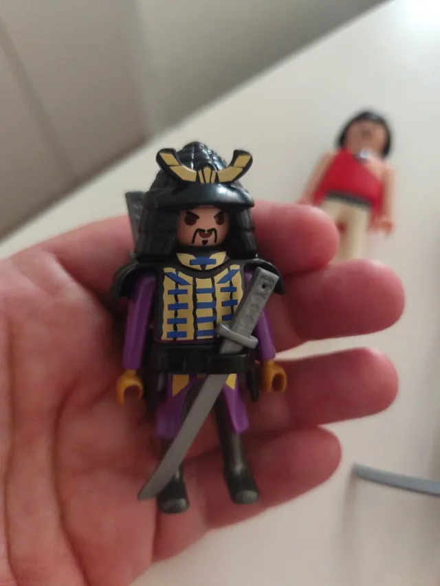 Lote Playmobil Figuras Samurai y Guerreros