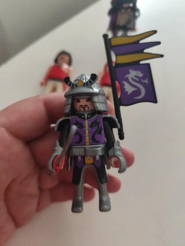 Lote Playmobil Figuras Samurai y Guerreros