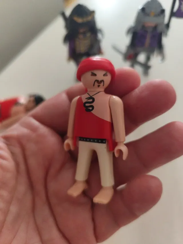 Lote Playmobil Figuras Samurai y Guerreros