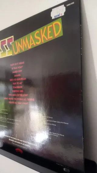 Kiss - Unmasked (Vinilo)
