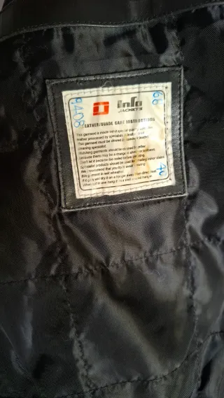 Chaqueta de piel auténtica