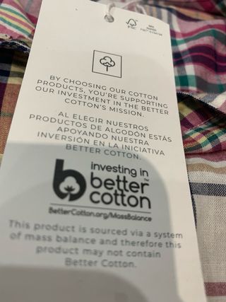 Camisa cuadros Springfield talla 38