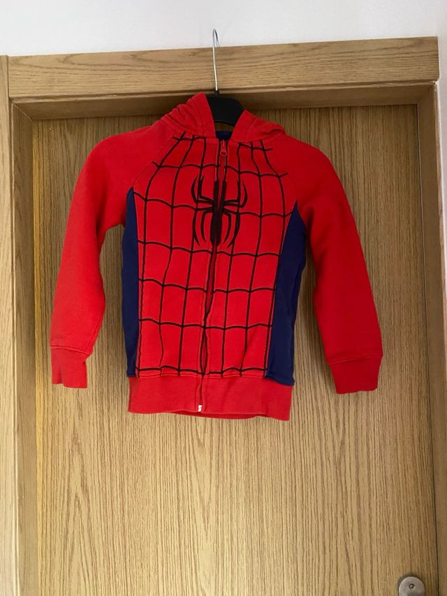 Sudadera Spiderman Niño Talla 128 cm