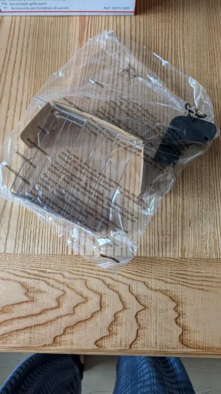 Accessorio Tostapane Moulinex per toast e panini