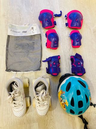 Kit Patines Oxelo T31 Casco y Protecciones