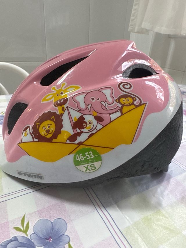 Casco Bicicleta Infantil Rosa