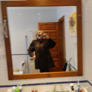 Chaquetón de conejo diseño peletería