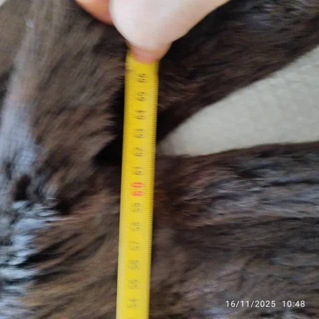 Chaquetón de conejo diseño peletería