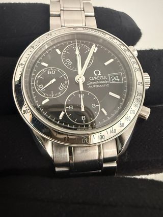 Omega Speedmaster Date Negro/Plata