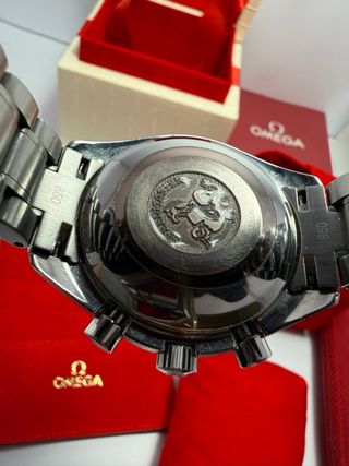 Omega Speedmaster Date Negro/Plata