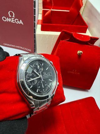Omega Speedmaster Date Negro/Plata