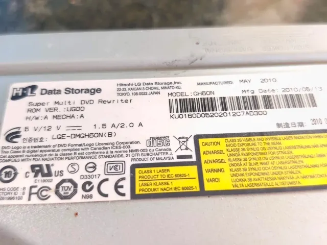 Grabadora DVD RW para PC