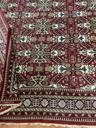 Tappeto fatto a mano lana e seta 194x294