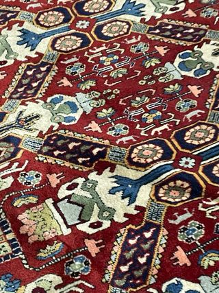 Tappeto fatto a mano lana e seta 194x294