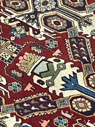 Tappeto fatto a mano lana e seta 194x294