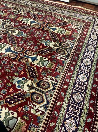 Tappeto fatto a mano lana e seta 194x294