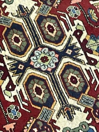 Tappeto fatto a mano lana e seta 194x294