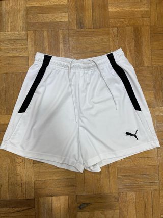Pantalones cortos chándal blancos Puma
