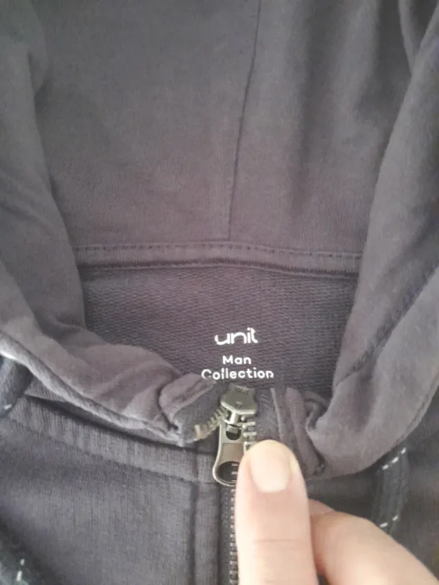 Felpa Unit Man Collection Grigia