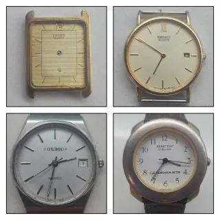 Lotto orologi Seiko, Bulova, Citizen, Colombo