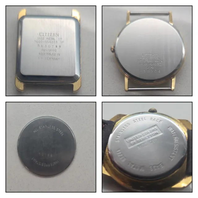 Lotto orologi Seiko, Bulova, Citizen, Colombo