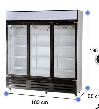 Armario Expositor Refrigerado 3 Puertas