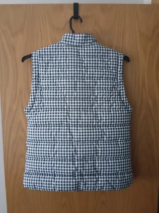 Chaleco acolchado cuadros mujer nuevo