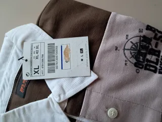 Polo Zara Uomo Marrone e rosa antico